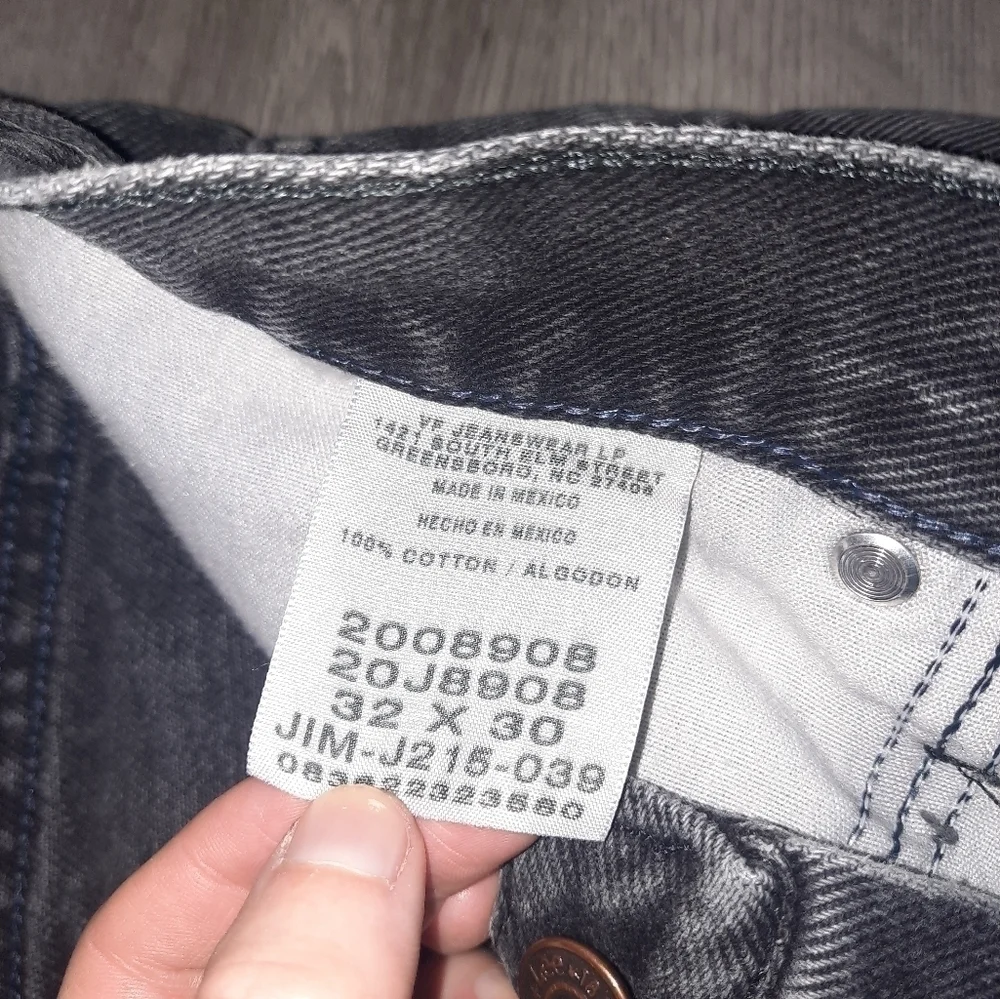 Lee Straight Leg Black Jeans